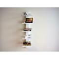 Proman Products Spine Wall Book Shelves - White PR395870